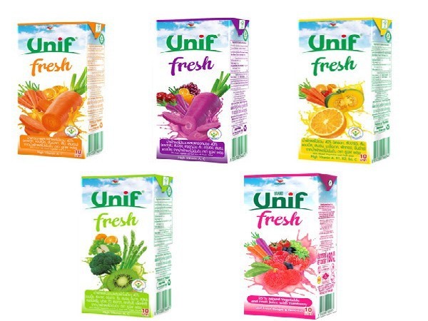 น้ำผลไม้ยูนีฟ180มล.